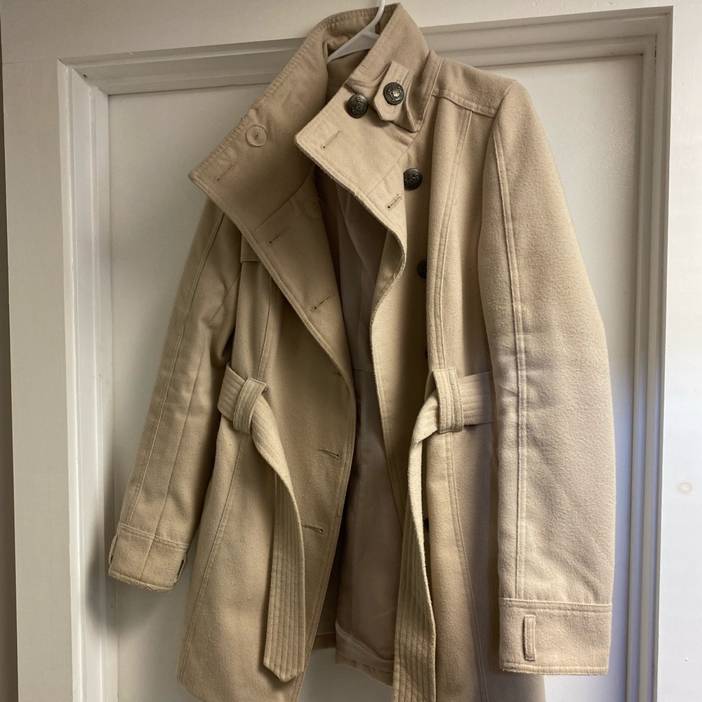 Tan pea coat